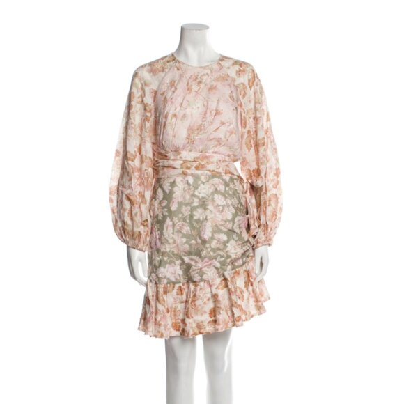 NWT. Zimmermann wrap Mini Dress AU 0 / US XS - Picture 8 of 10
